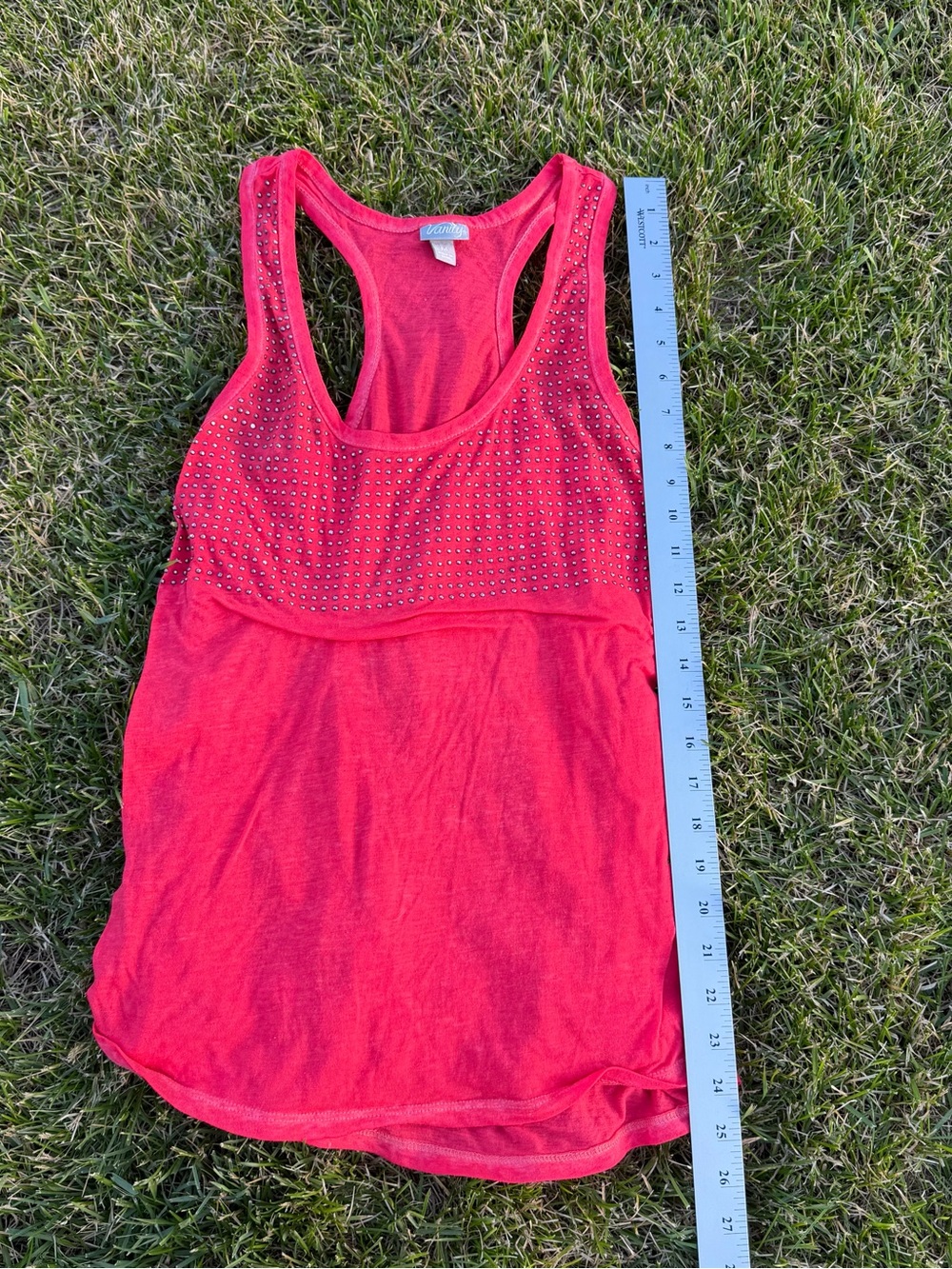 Vanity Pink Scoop Neck Tank Top